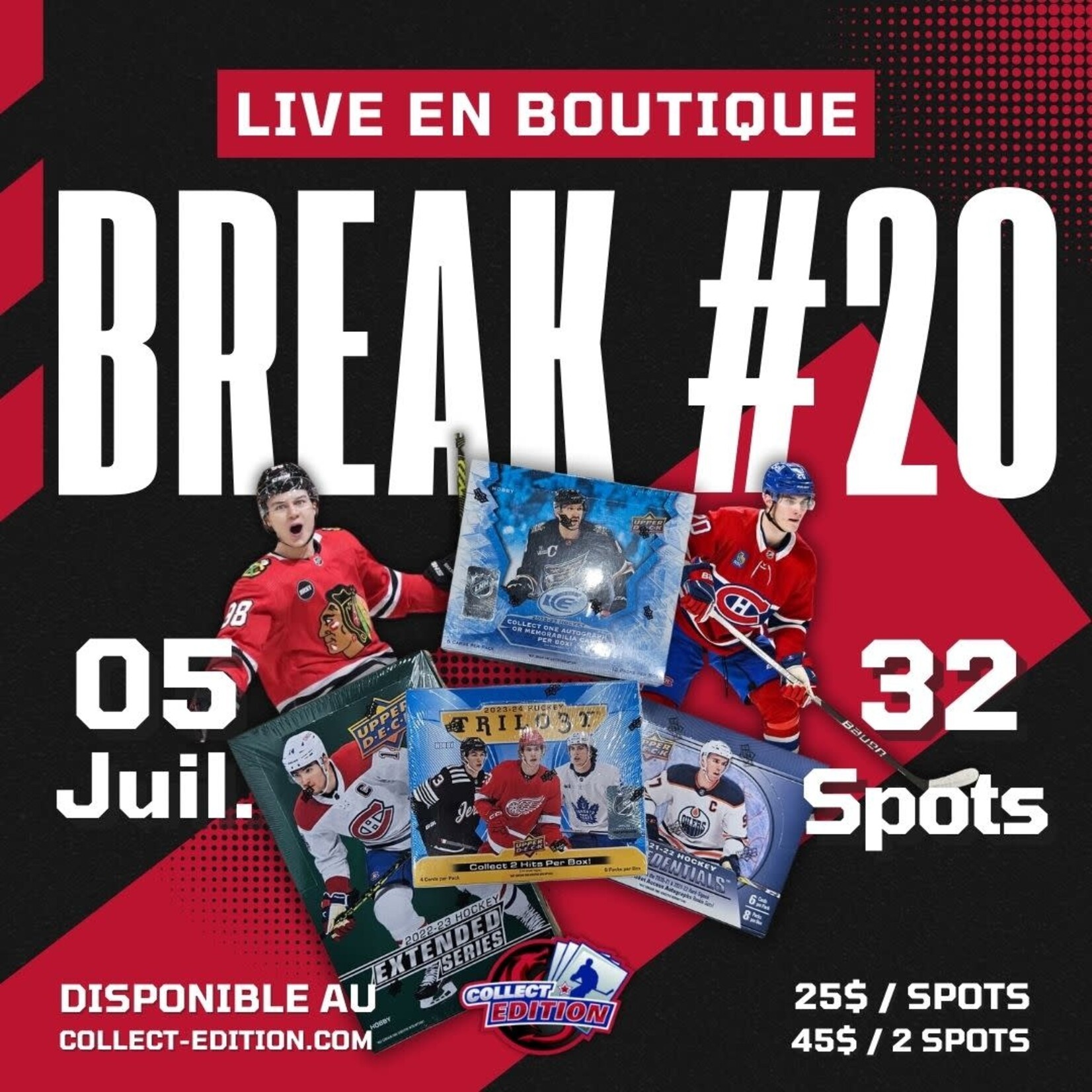 Breaks Live au Collect #20 (Mixer 4 Boîtes - Team Random)