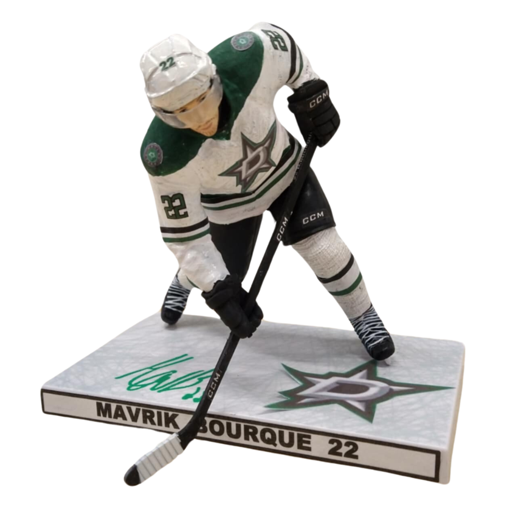 Figurine Hockey Custom 7" Autographiée - Mavrik Bourque - Modèle B