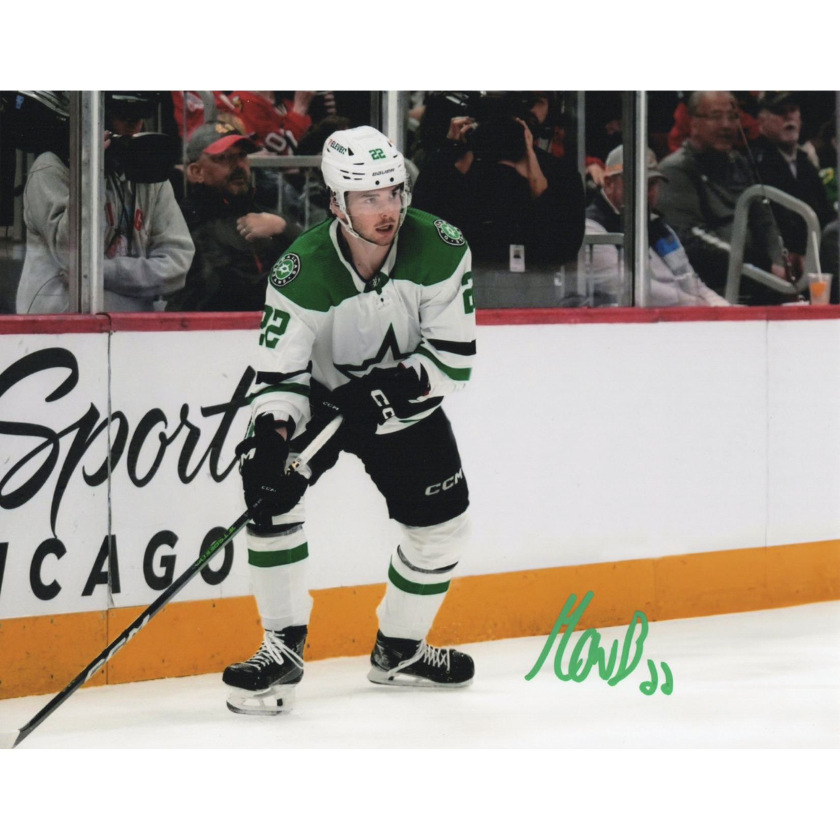 Hockey Photo Autographiée 8x10 - Mavrik Bourque B