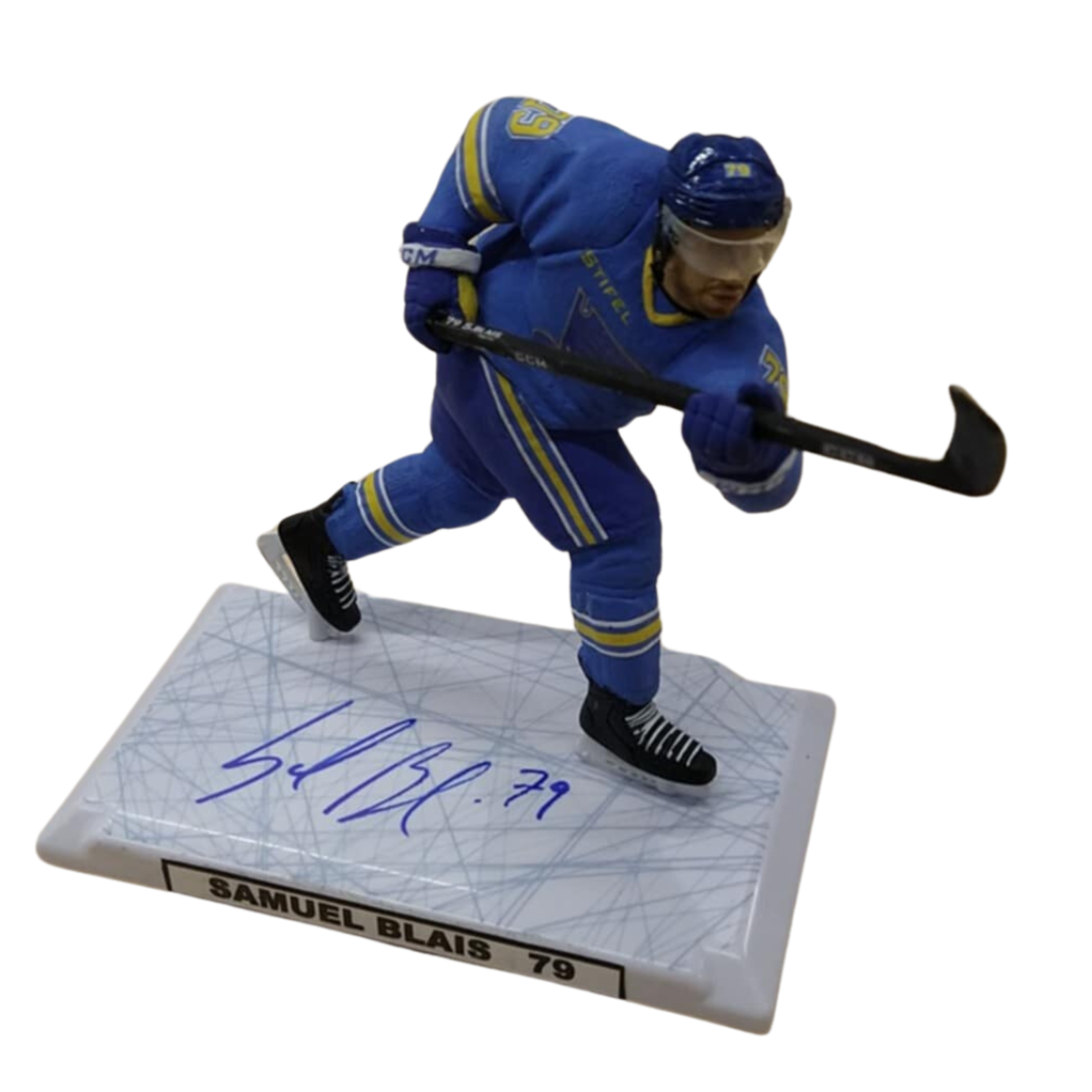 Figurine Hockey Custom 7" Autographiée - Samuel Blais - Modèle A