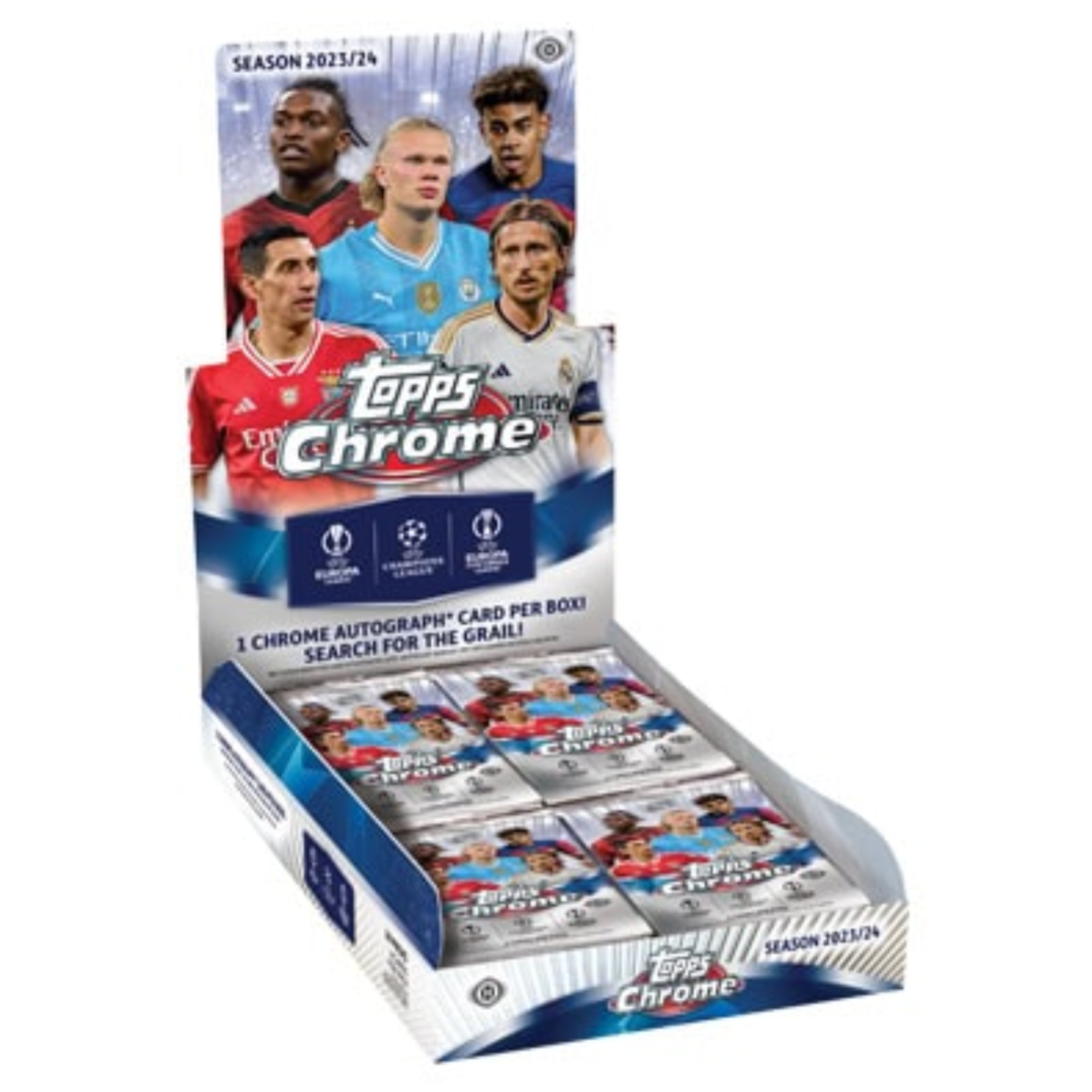 Topps Soccer 2023-24 UEFA Chrome Club Competitions - Hobby Box