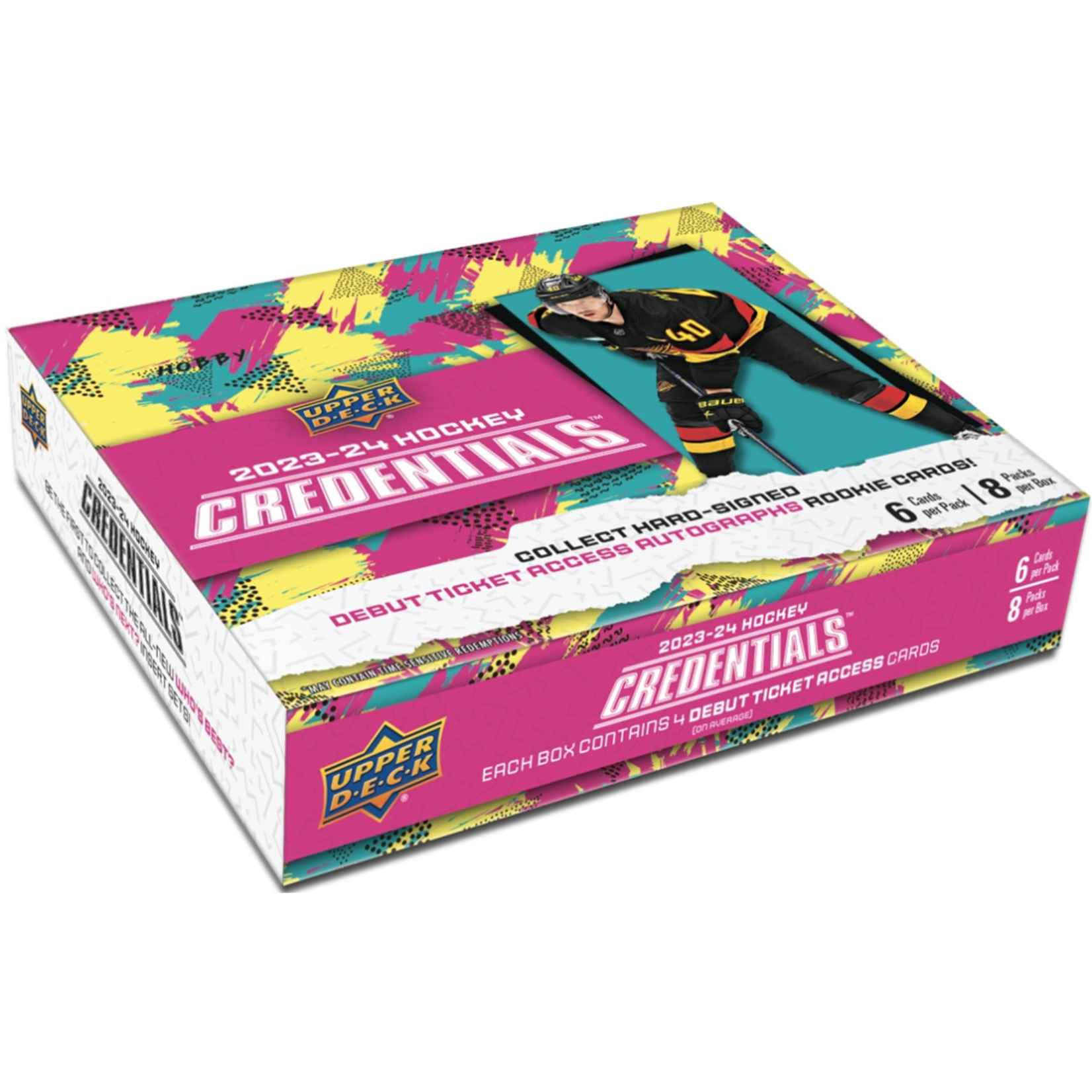 Hockey Hockey 2023-24 UD Credentials - Hobby Box