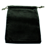 Chessex Dice Bag - Suede Cloth Small Black