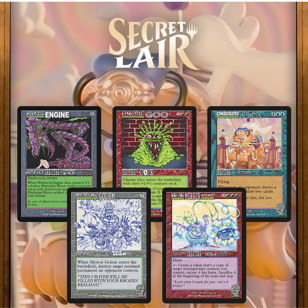 MTG Secret Lair x Brain Dead 4セット MTG Secret Lair: Secret LAIR X Brain Dead: Staples (Non-Foil