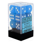 Chessex Kit de Dés Chessex Caribbean Blue/White 12d6