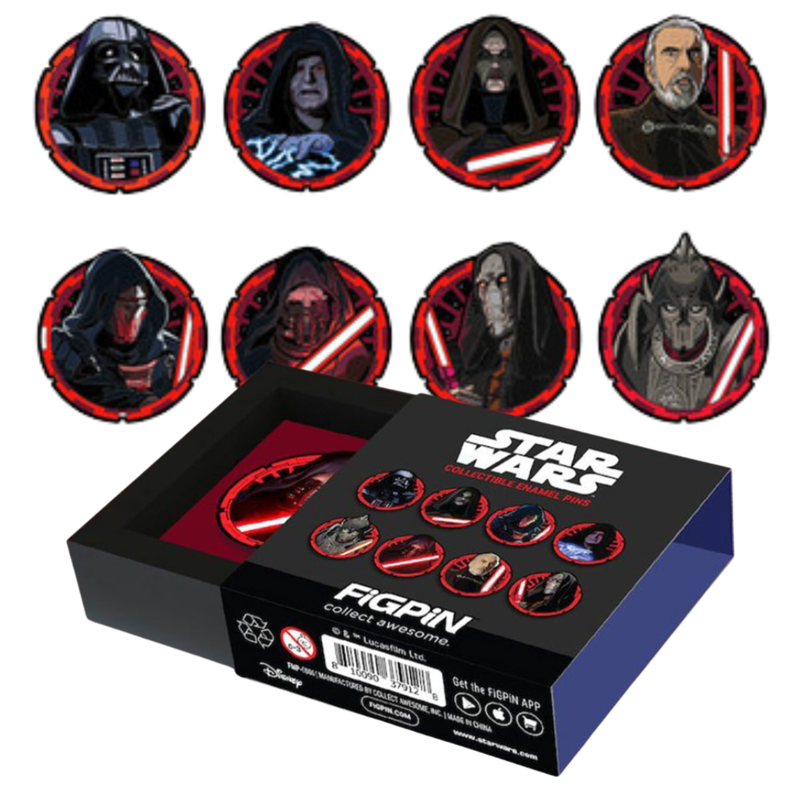 CollectAwesome FigPin Star Wars Series 1 (Sith) - Mystery Mini