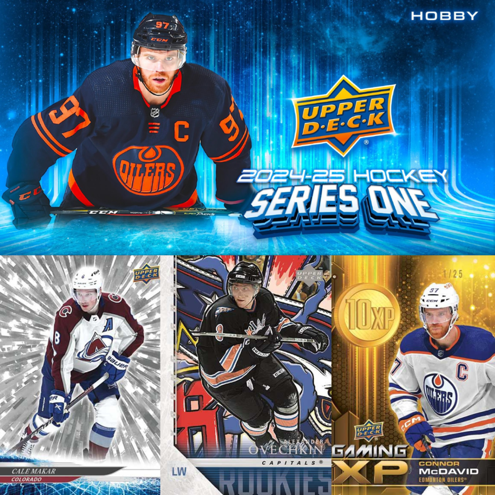 Upper Deck Hockey 2024-25 Upper Deck Series 1 - Tin Box (Pre-Order)