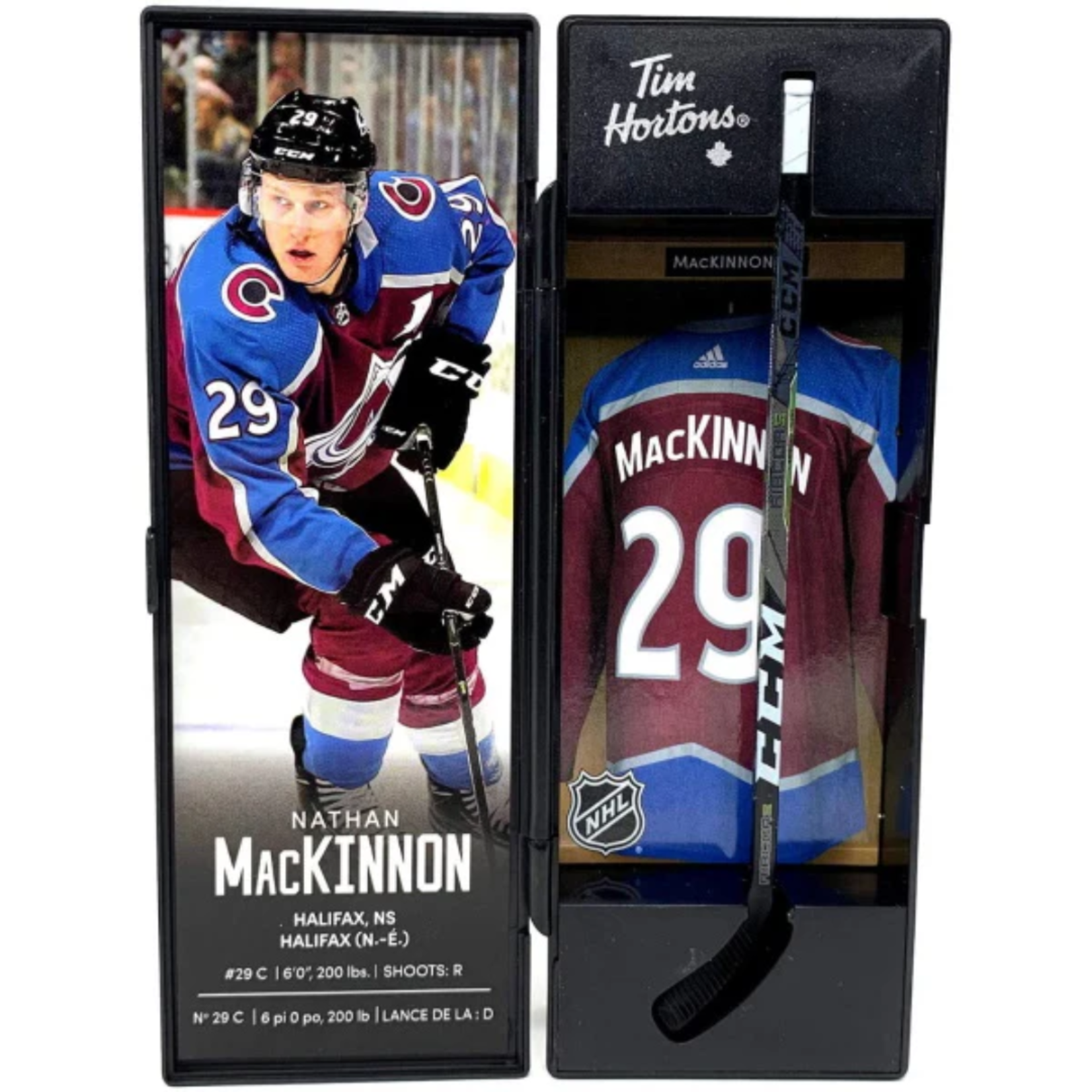 Hockey Hockey - 2019 Tim Hortons Collectable Sticks - Nathan MacKinnon