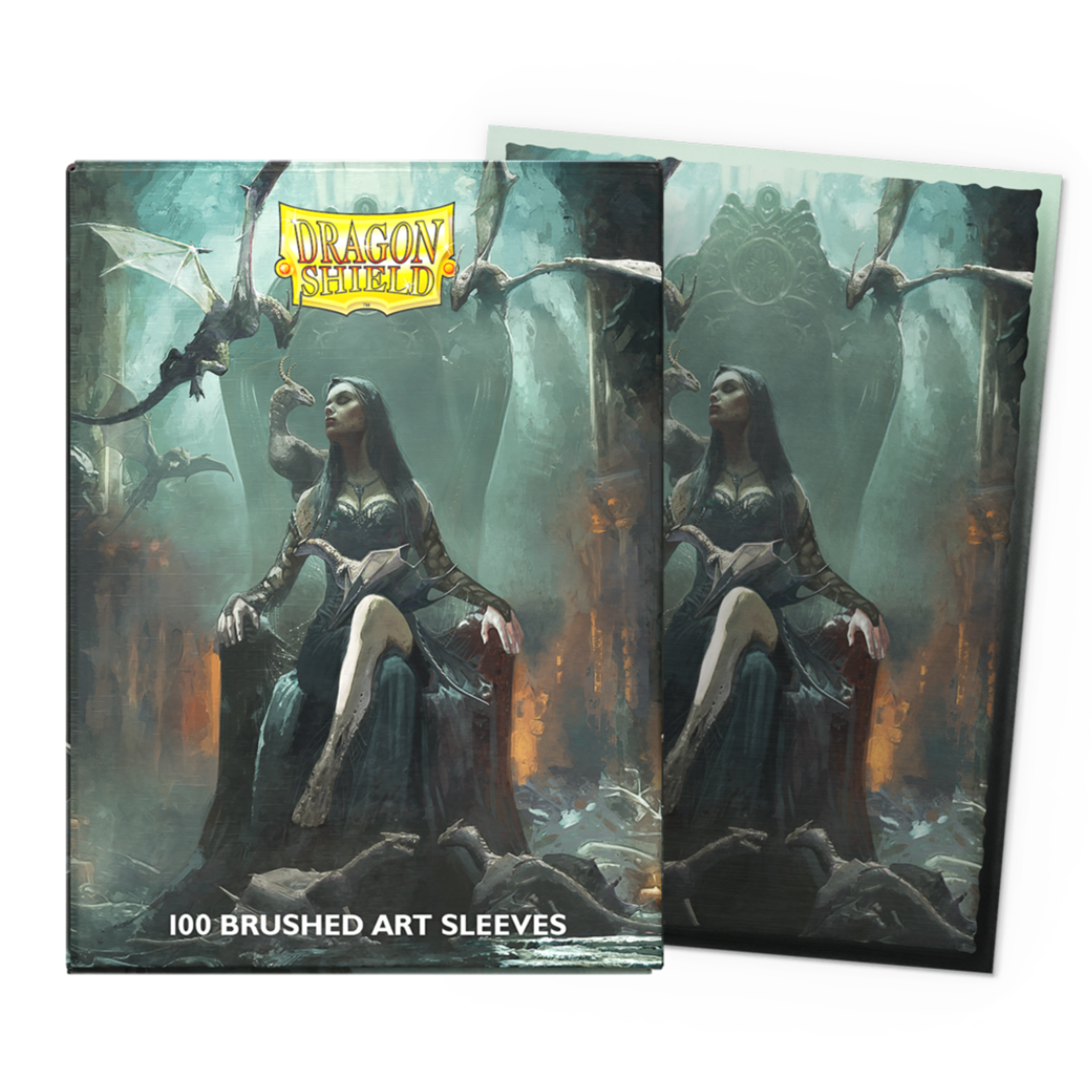 Accessoires Sleeves Dragon Shield - Brushed Art (100) - Halloween 2024