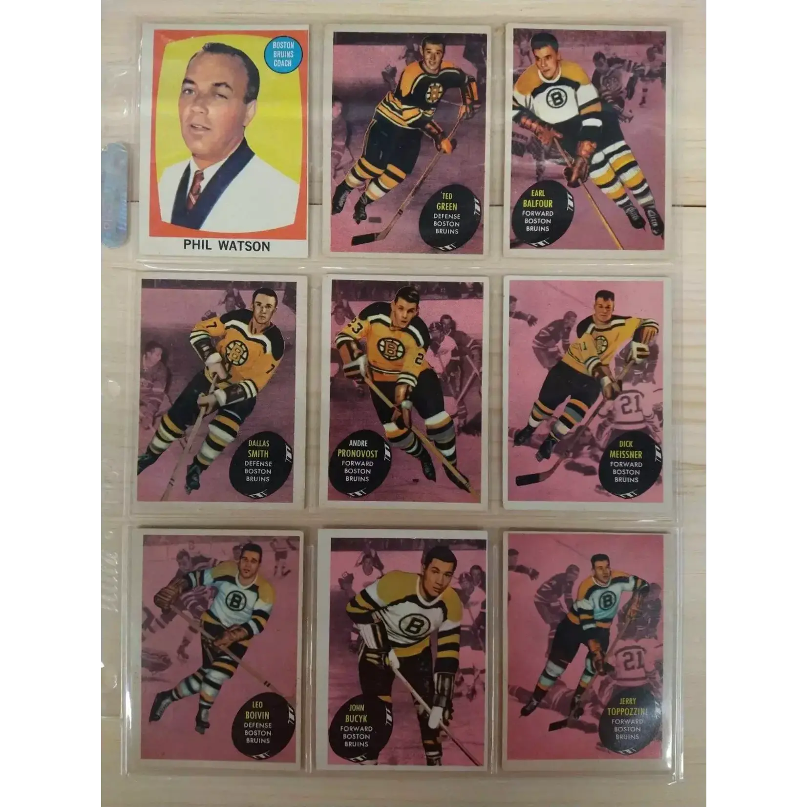 Hockey - Complete Set - 1961-62 Topps (1-66)