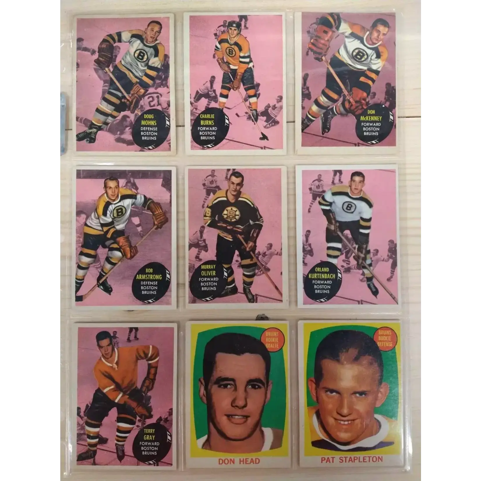 Hockey - Complete Set - 1961-62 Topps (1-66)