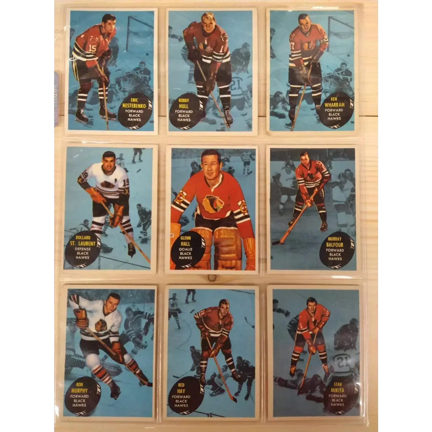 Hockey Hockey - Complete Set - 1961-62 Topps (1-66)