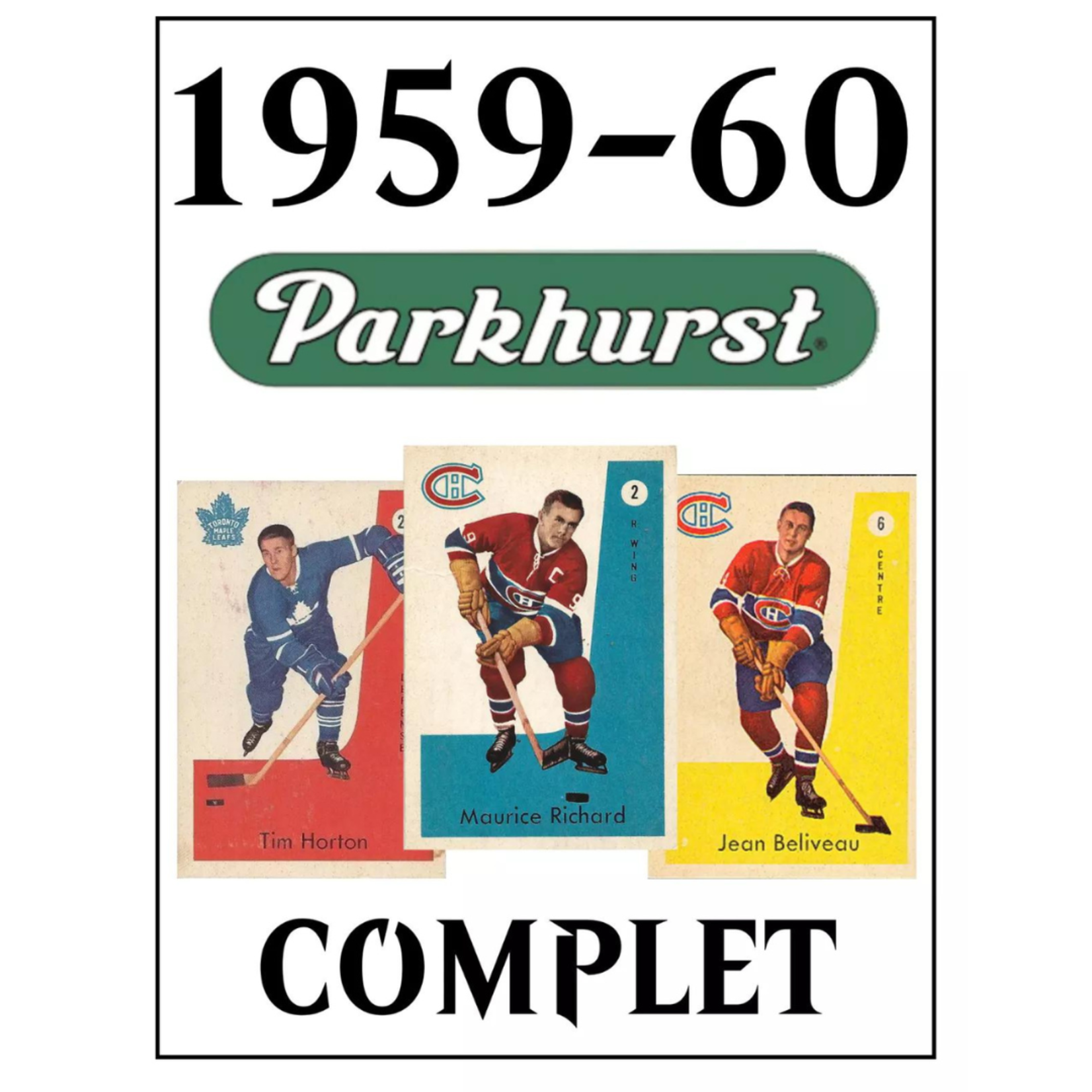 Hockey Hockey - Complete Set - 1959-60 Parkhurst (1-50)