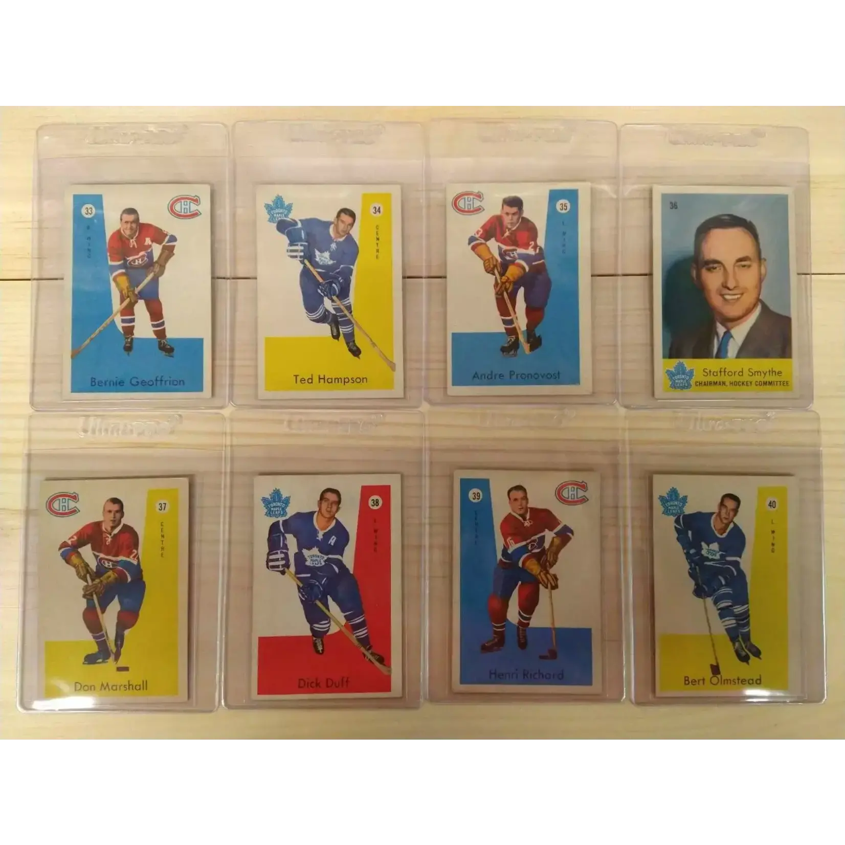 Hockey Hockey - Complete Set - 1959-60 Parkhurst (1-50)