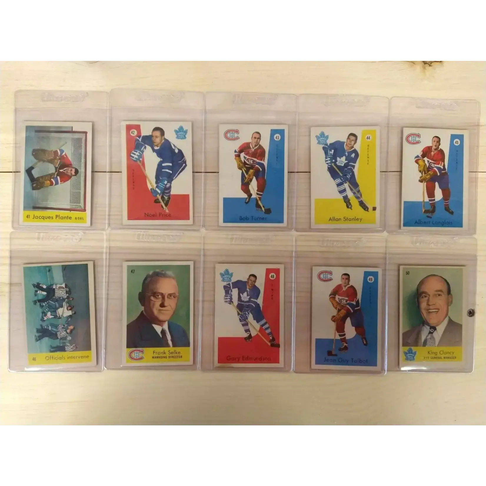 Hockey Hockey - Complete Set - 1959-60 Parkhurst (1-50)