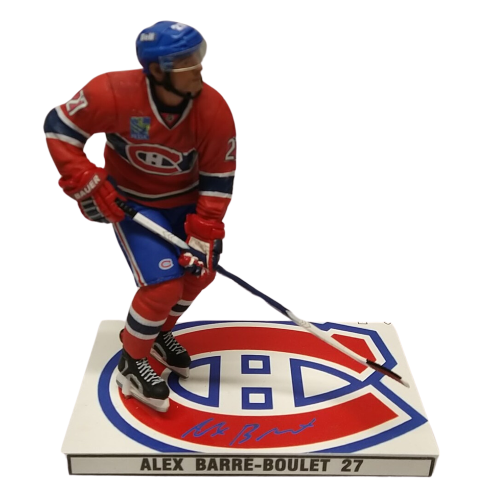 Figurine Hockey Custom 7" Autographiée - Alex Barré-Boulet - Modèle B