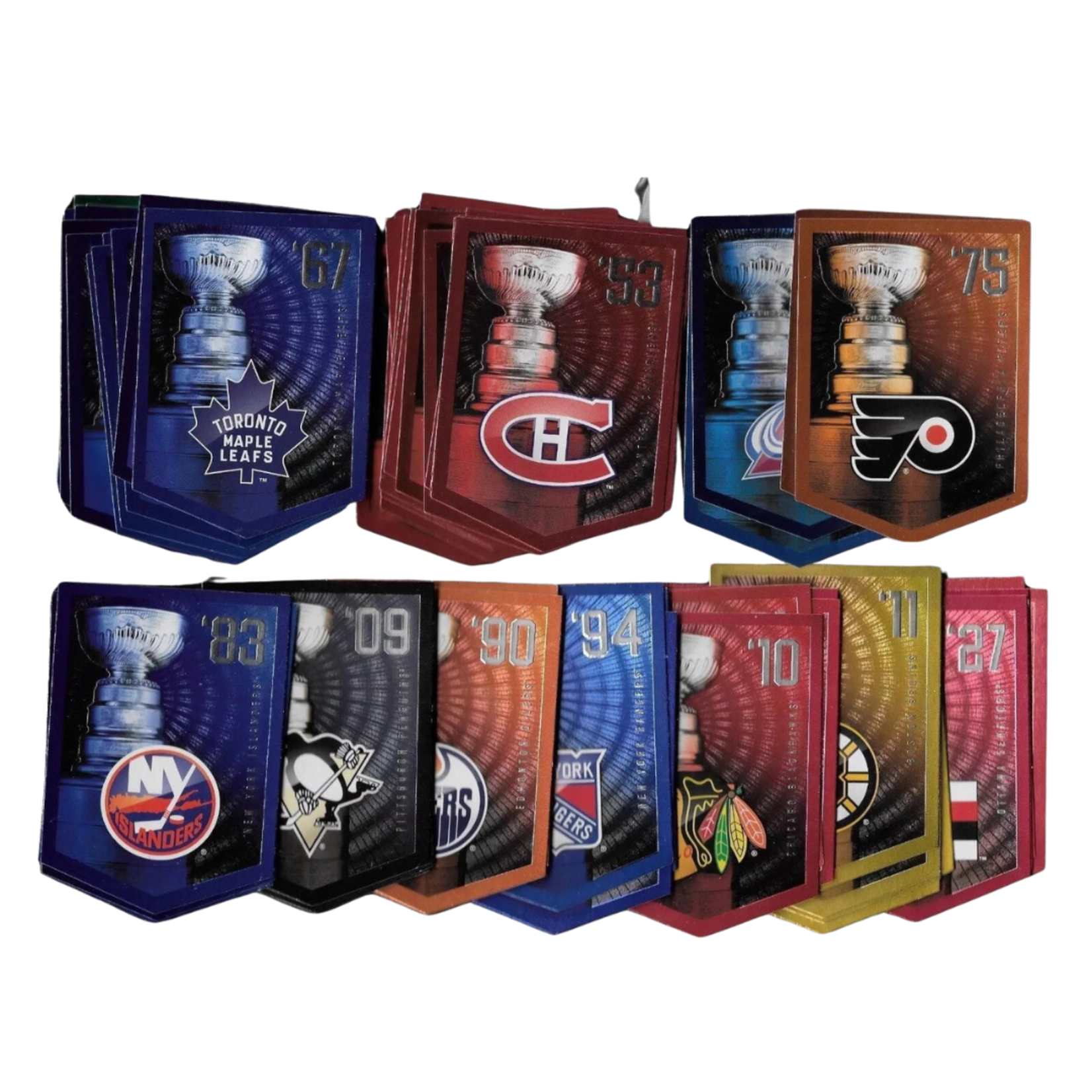 Hockey - Complete Set - 2011-12 Panini Stanley Cup Banners (1-92)