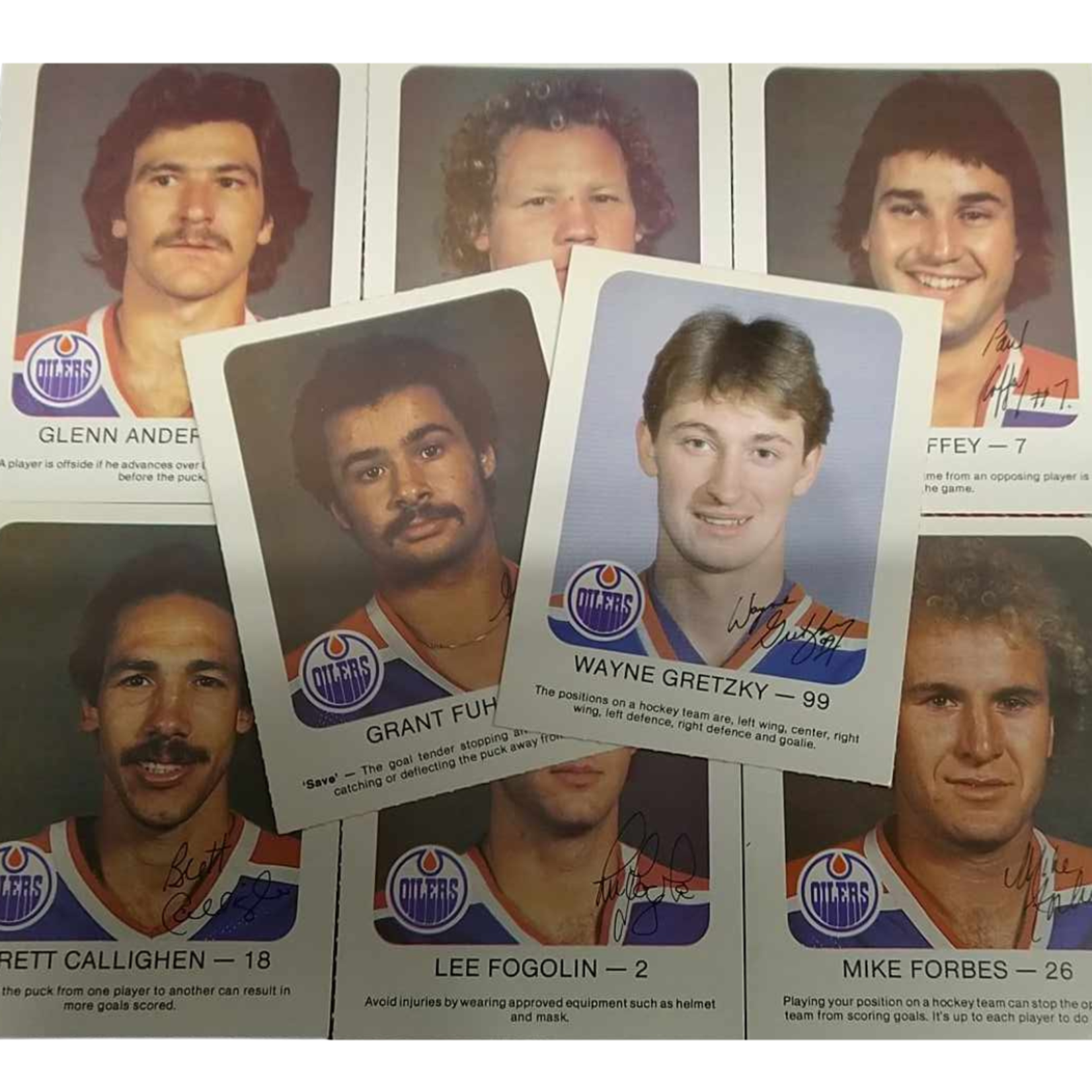 Hockey - Complete Set - 1981-82 Red Rooster Oilers (27 Cards)