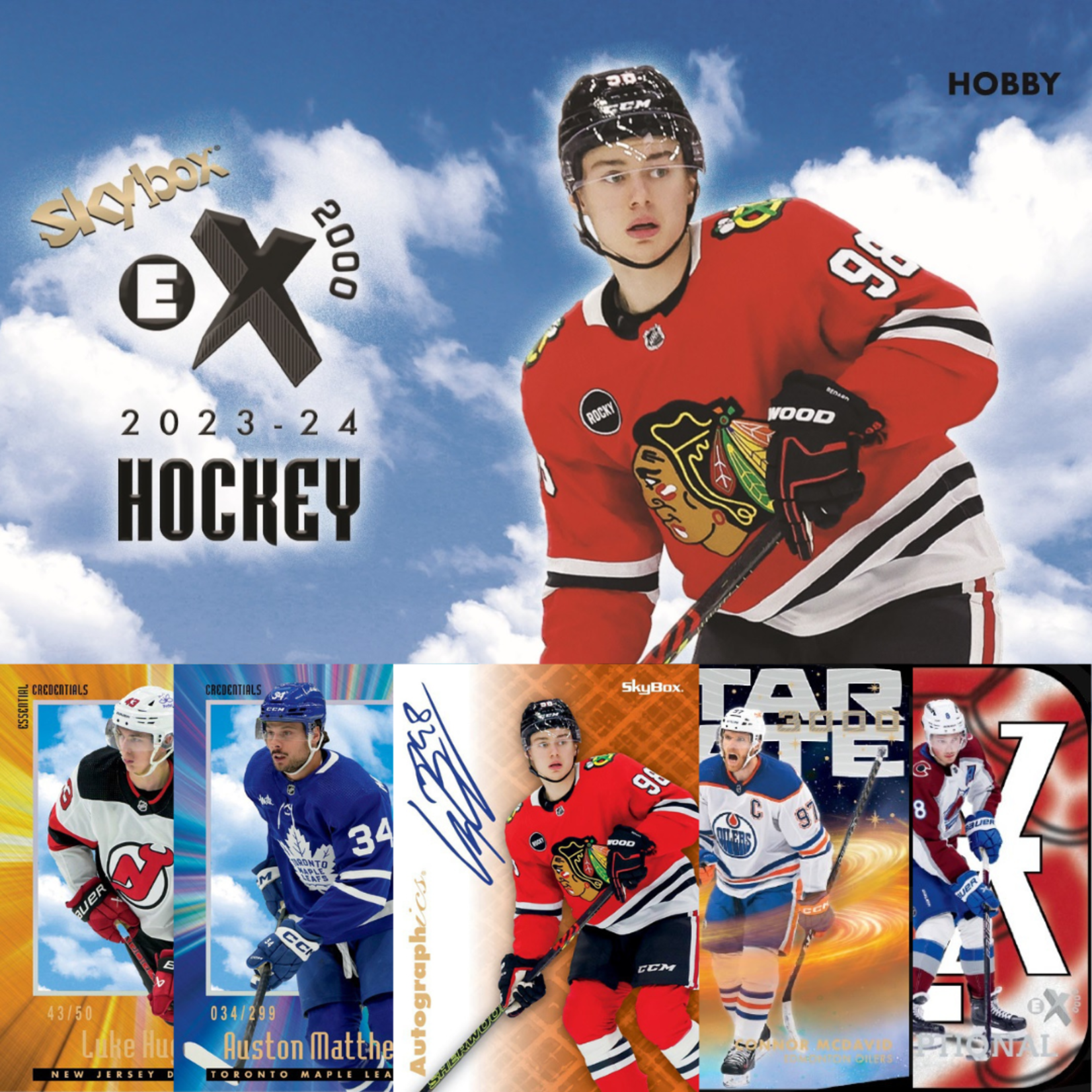 Upper Deck Demandez un Prix - Hockey 2023-24 SkyBox E-X 2000 - Hobby Box (Pre-Order)