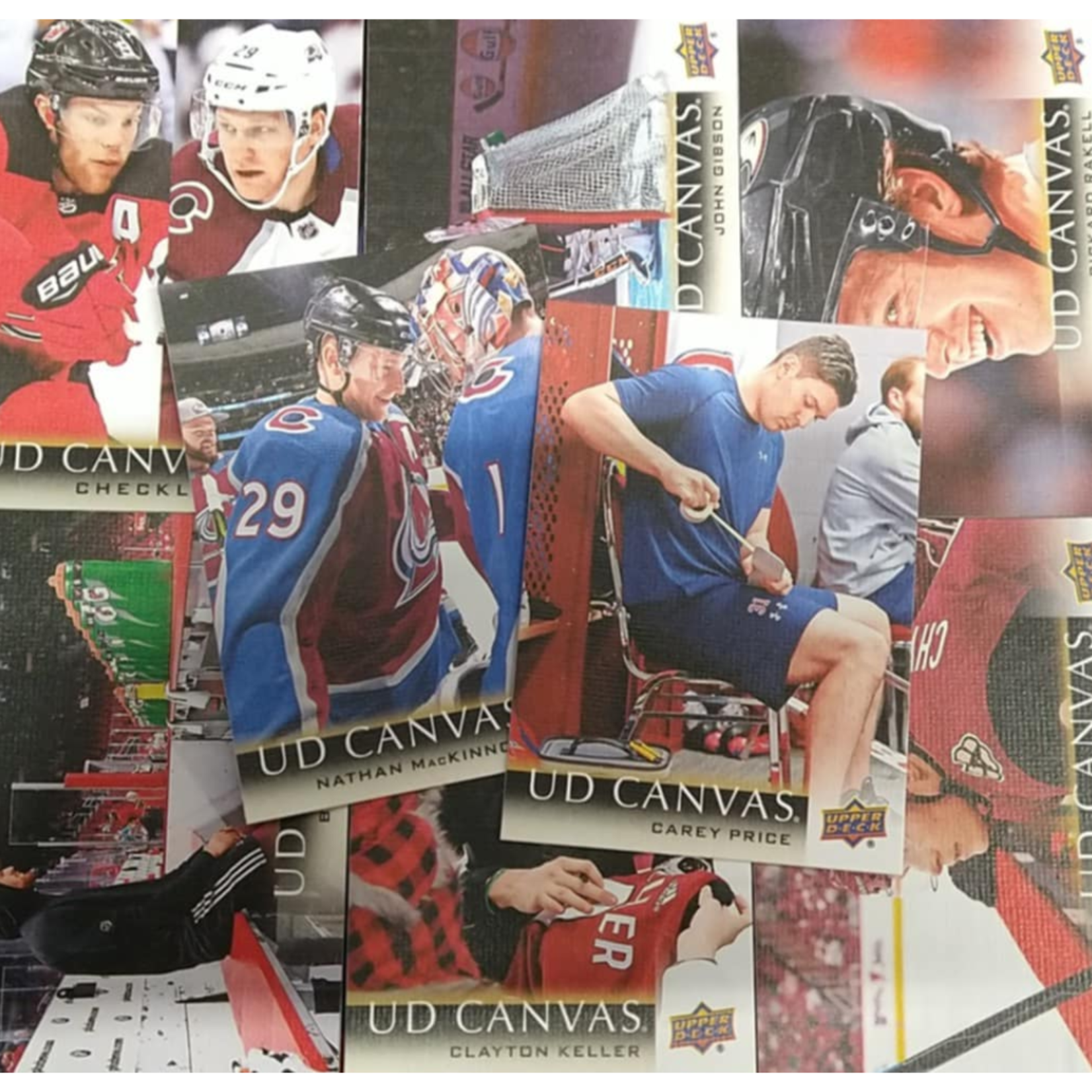 Hockey - Complete Set - 2018-19 Upper Deck Series 1 - UD Canvas (C1-C90)