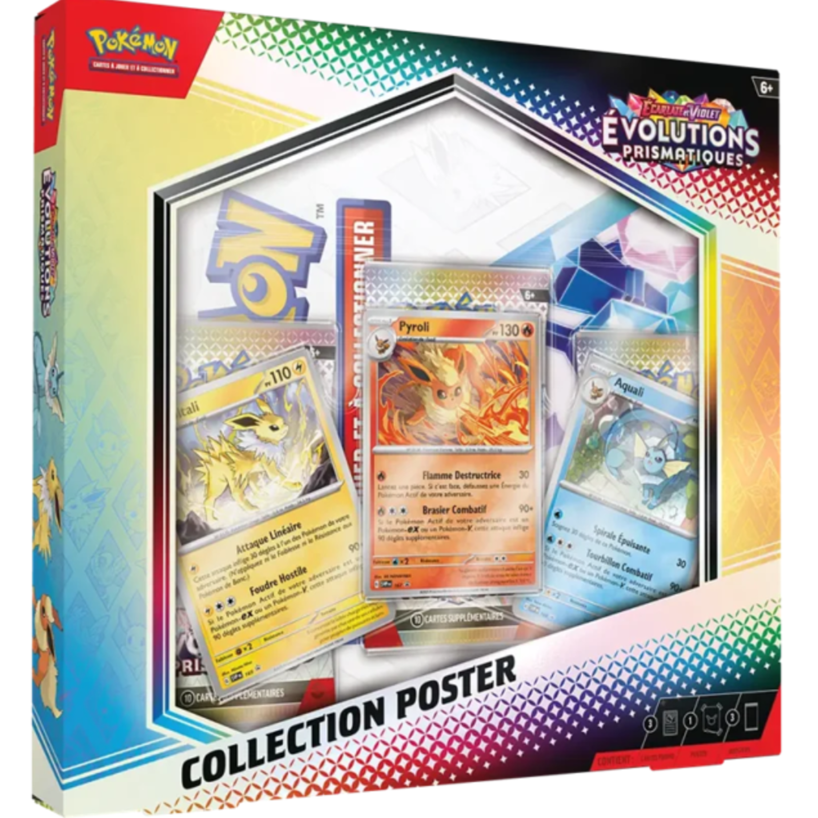 Pokemon SV08.5 - Prismatic Evolutions - Poster Collection FRENCH **Limite de 1 par Famille**