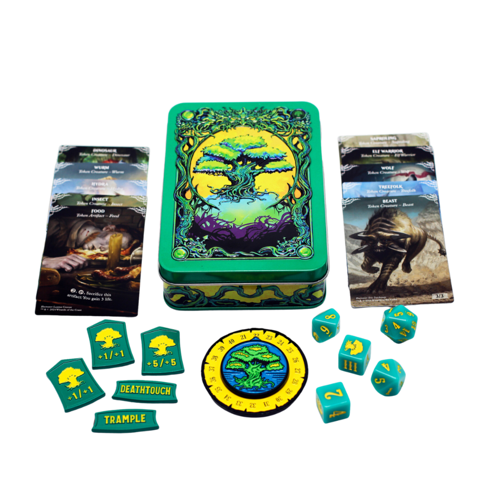 MTG Mana Token Set - Green