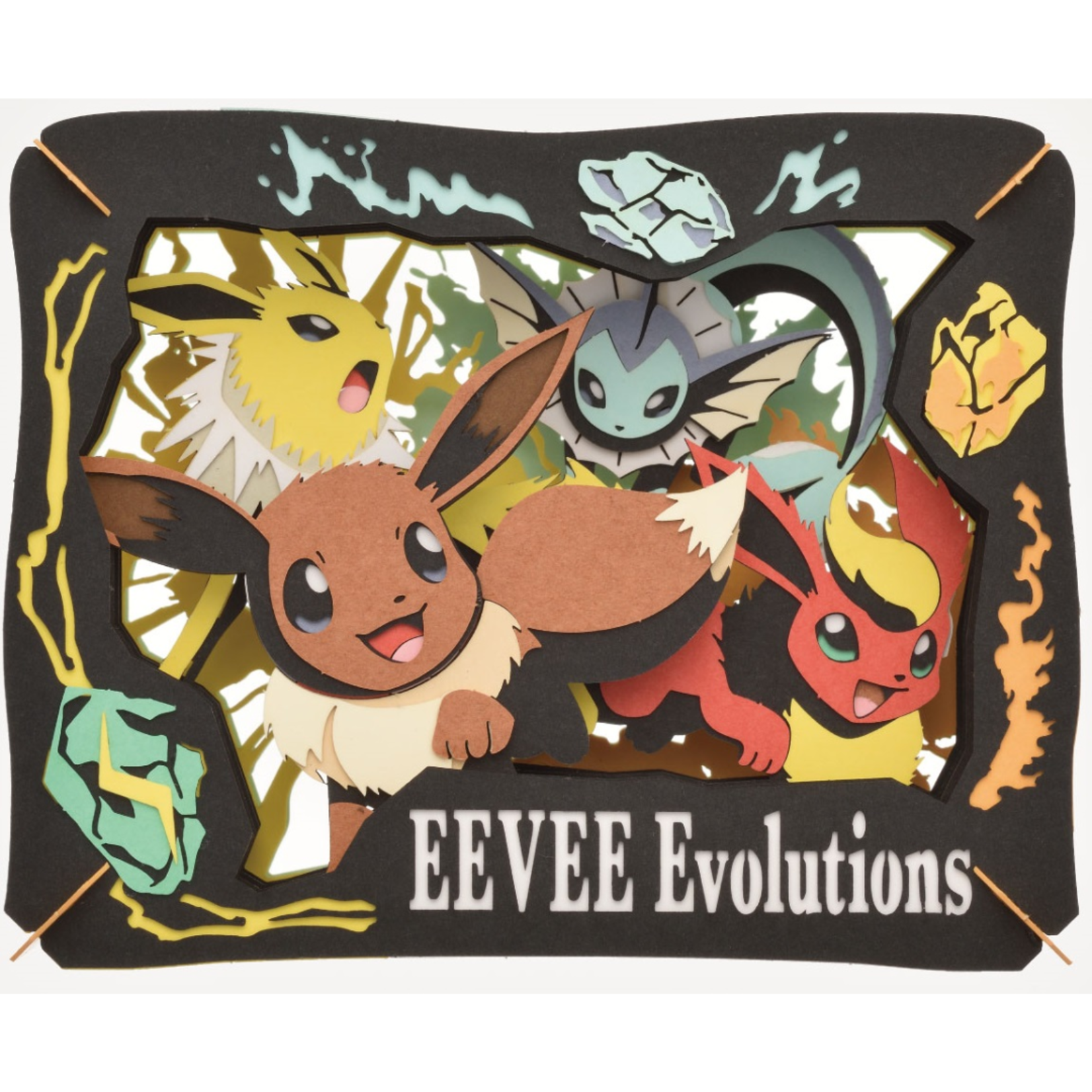 Pokemon Paper Theater - Pokemon Eevee Evolutions