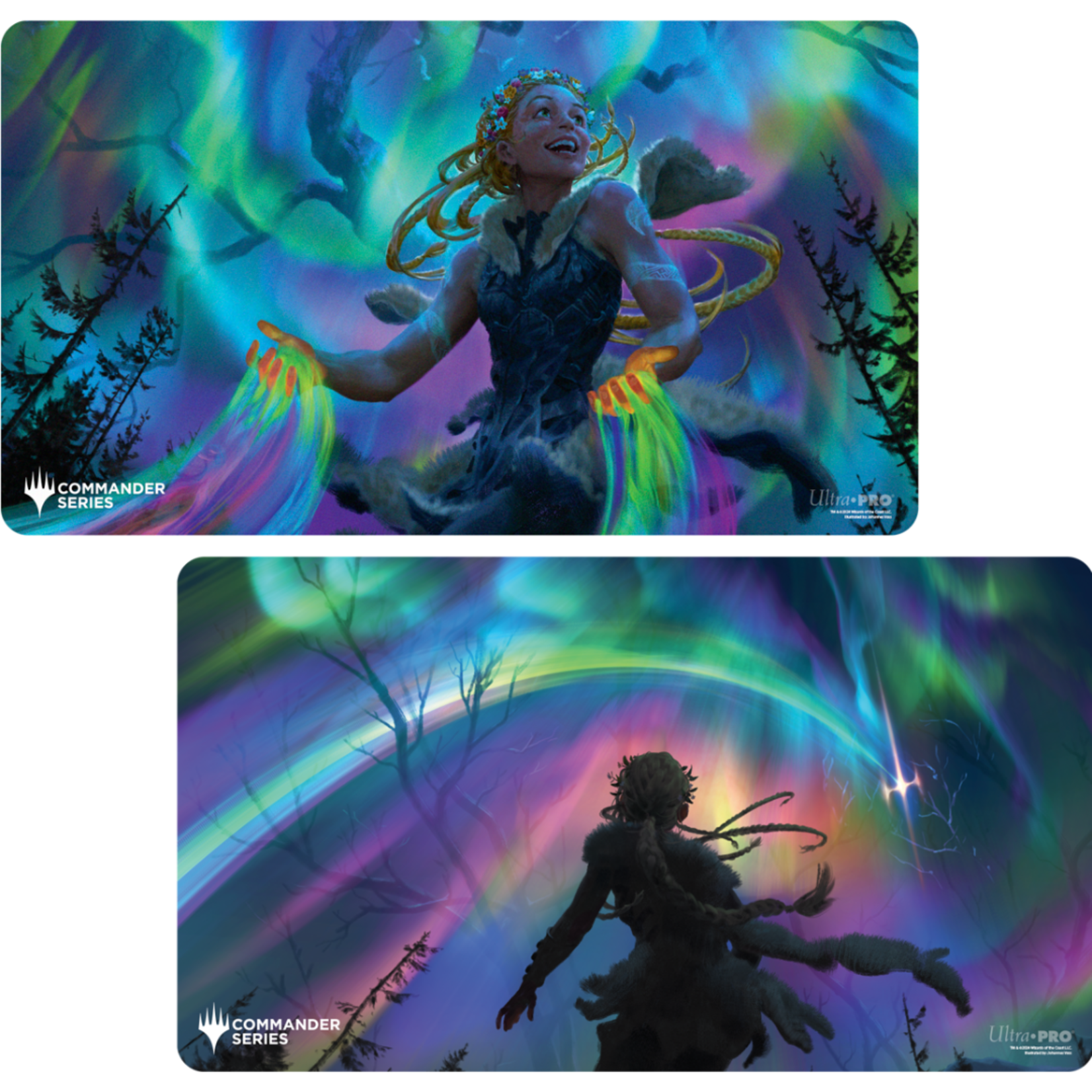 Accessoires Playmat MTG Commander Series -  Three Color Shard Esika - Double-Sided