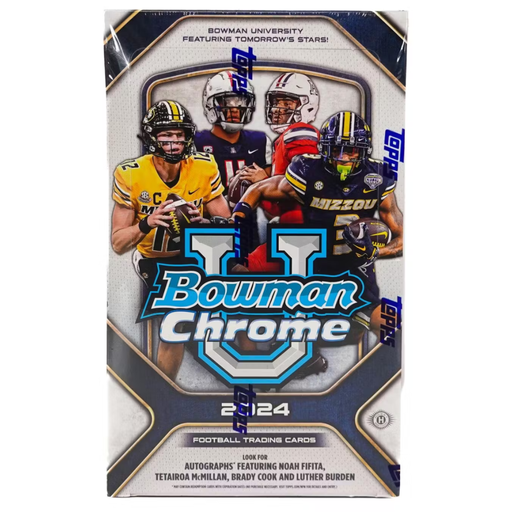 Football 2025 Bowman Chrome University Hobby Box CollectEdition