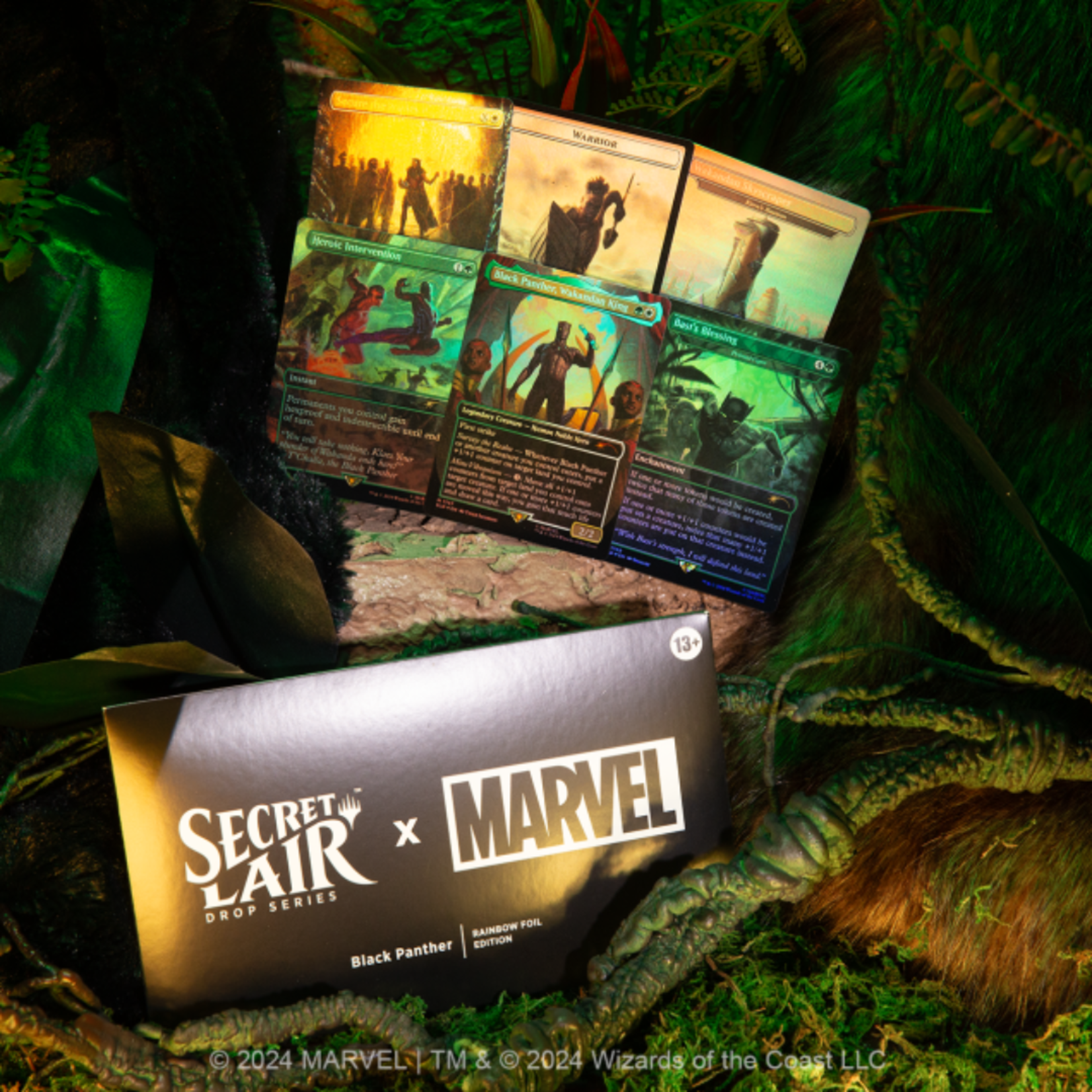 Secret Lair x Marvel: Black Panther - Rainbow Foil Edition
