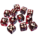 Accessoires 1UP Dice 12D6 Heart Pip