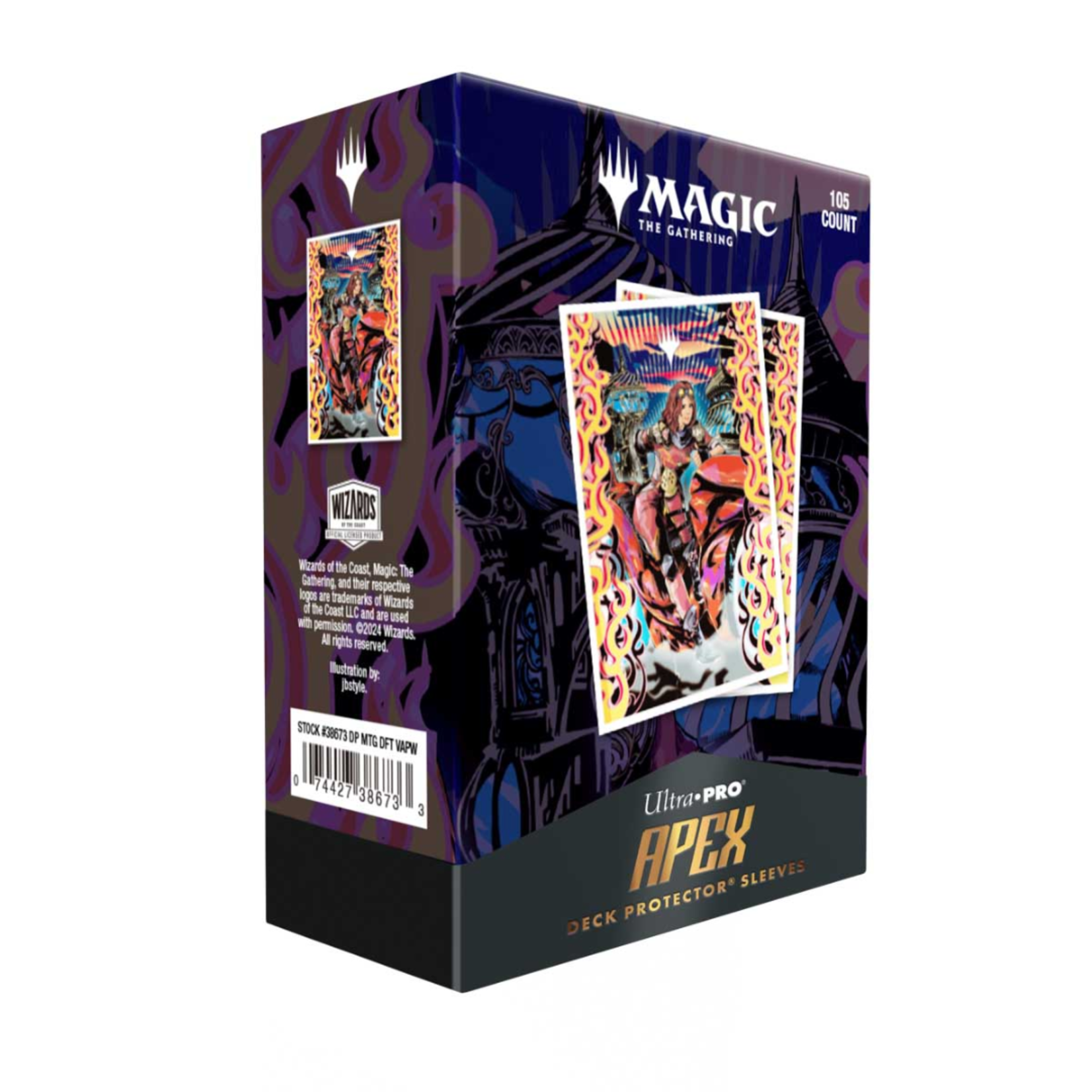 Accessoires Sleeves MTG (105) Apex - Multiplanar Race - Variant Art