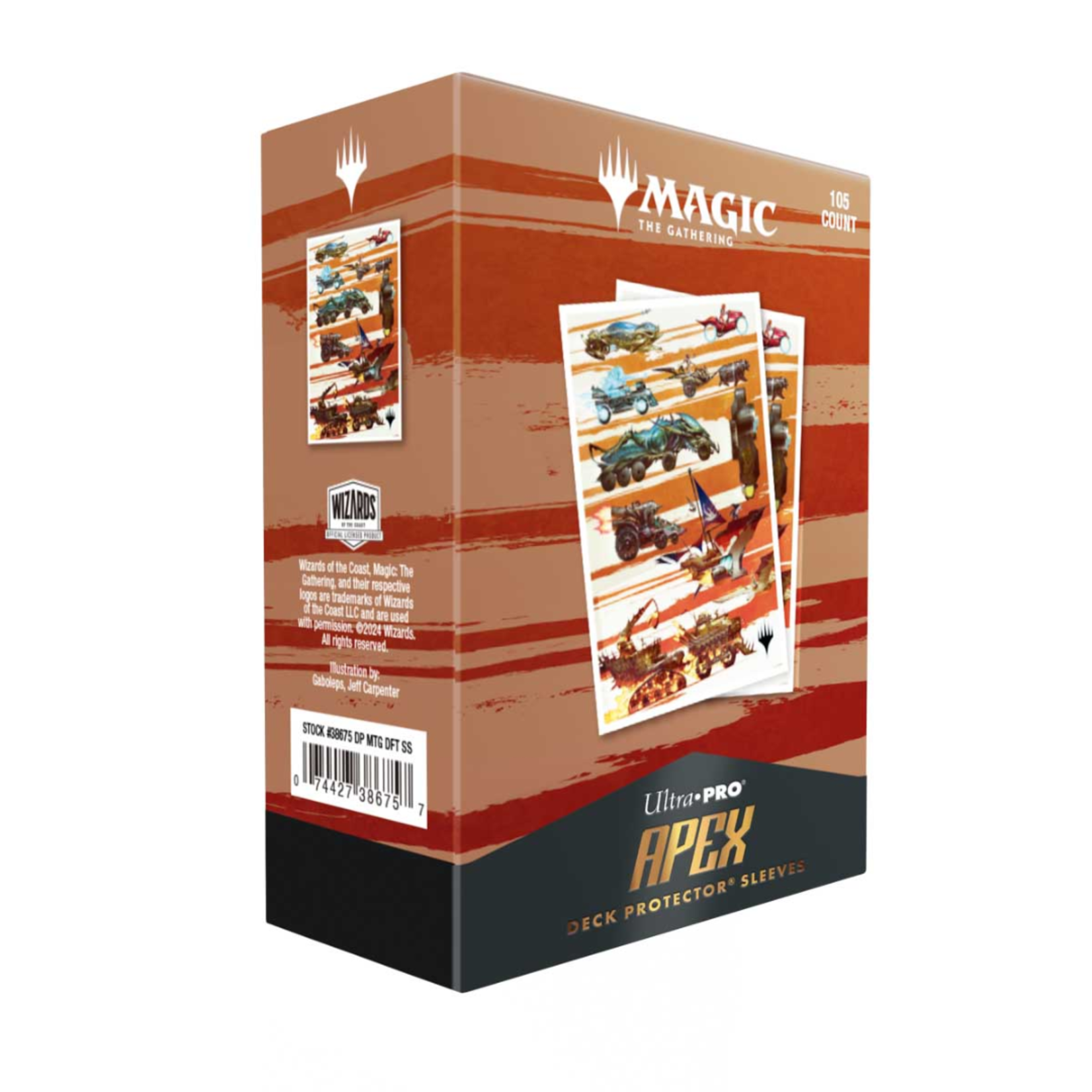 Accessoires Sleeves MTG (105) Apex - Multiplanar Race - Set Symbol