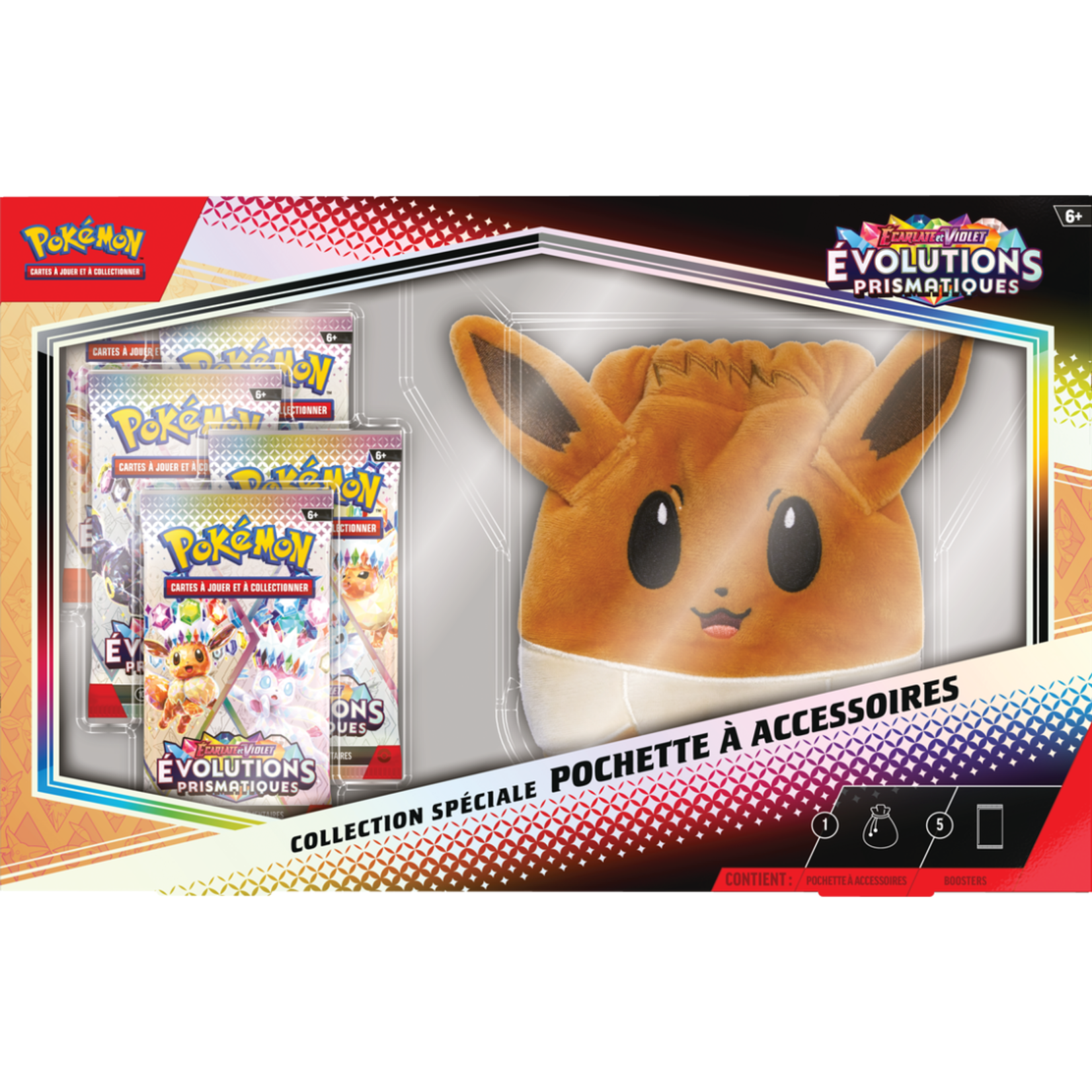 Accessoires SV08.5 - Prismatic Evolutions Accessory Pouch - Eevee FRENCH