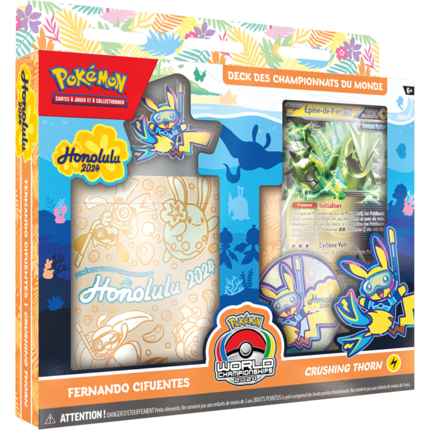 Pokemon 2024 World Championships Deck - Crushing Thorn FRENCH