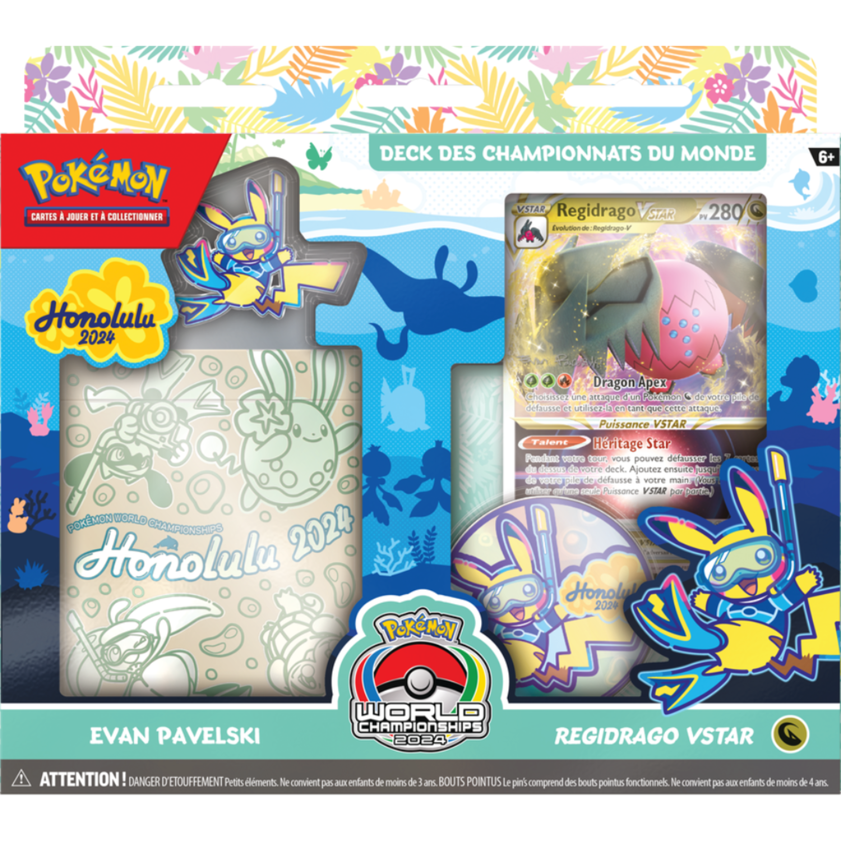 Pokemon 2024 World Championships Deck - Regidrago VStar FRENCH