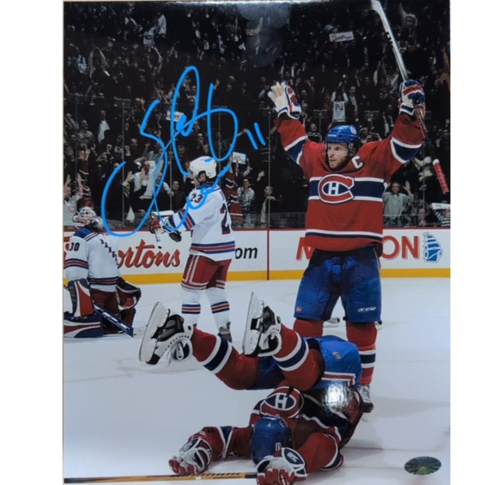 Photo Autographiée 8x10 - Saku Koivu E