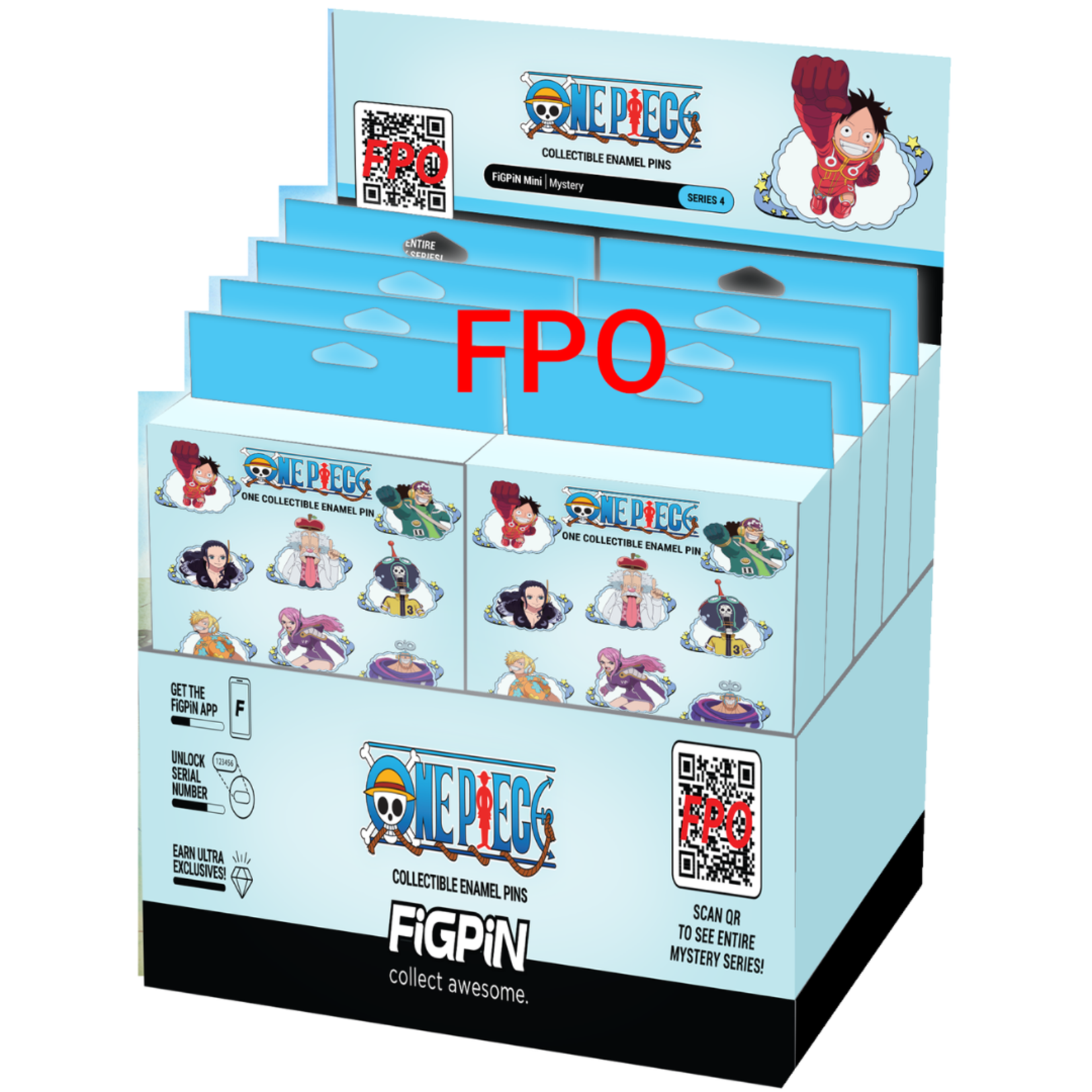 One Piece FigPin One Piece Series 4 - Mystery Mini