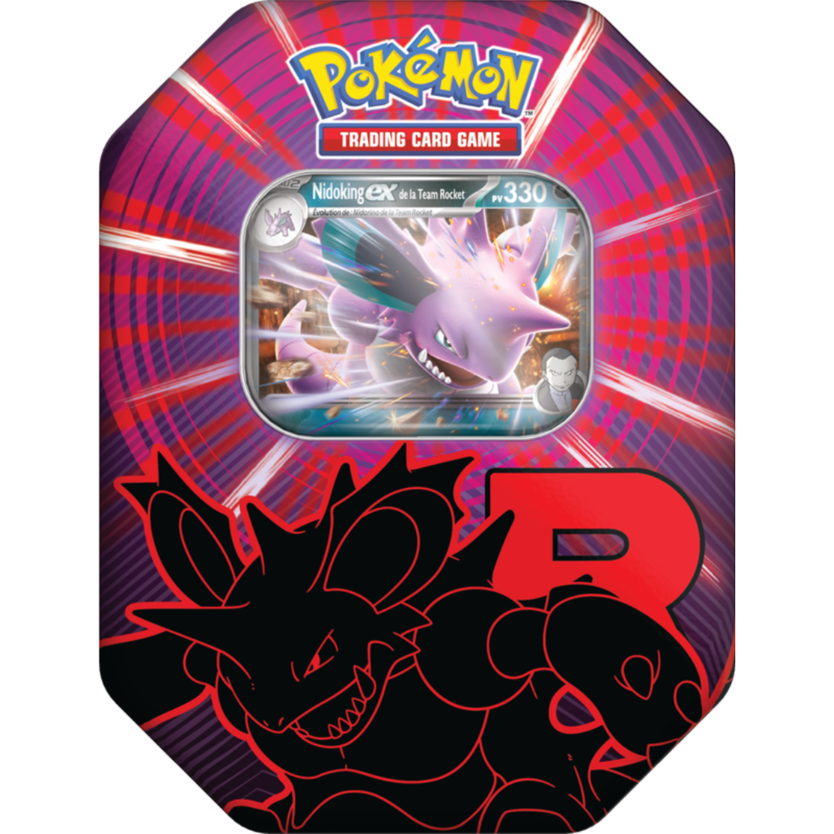 Pokemon Team Rocket Tin - Nidoking FRENCH