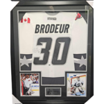 Hockey Cadre Jersey Autographié 35x43 - Martin Brodeur (All-Star)