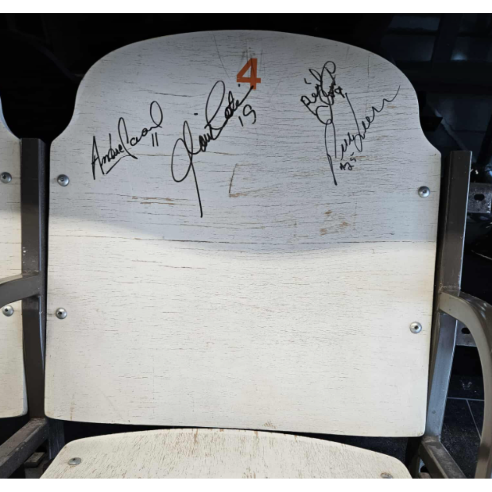 Hockey Bancs Autographiés du Colisée de Québec