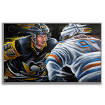 Hockey Toile Sévigny - Crosby Vs McDavid 24x40 (#/25)