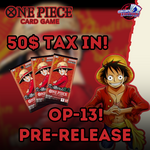 One Piece One Piece - Prerelease OP13 - Vendredi 19h  -  31 October