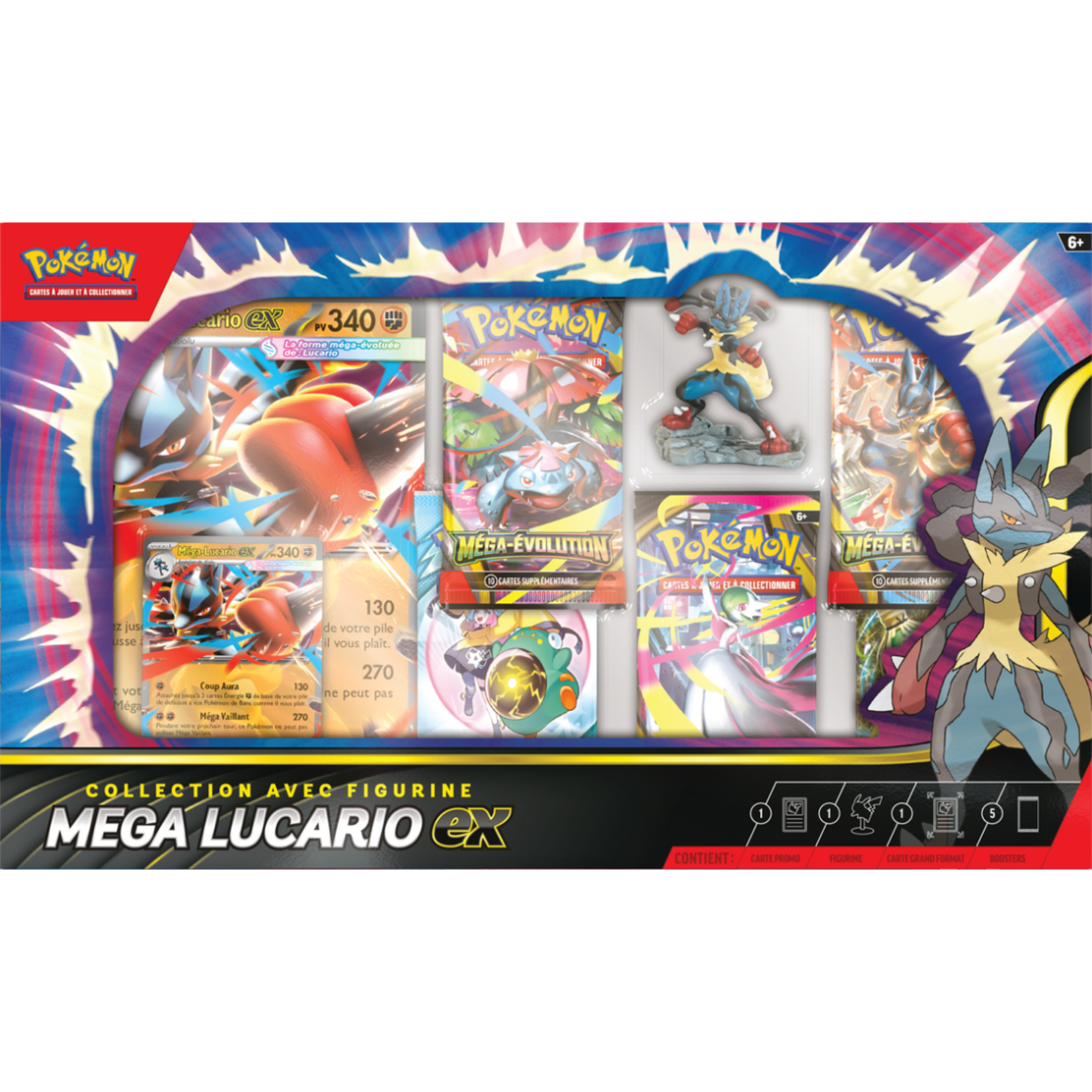 Pokemon Figure Collection - Mega Lucario ex FRENCH