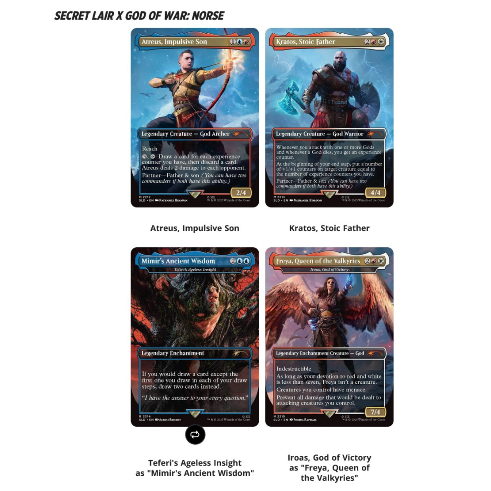 Secret Lair x PlayStation God of War: Redemption - Non-Foil