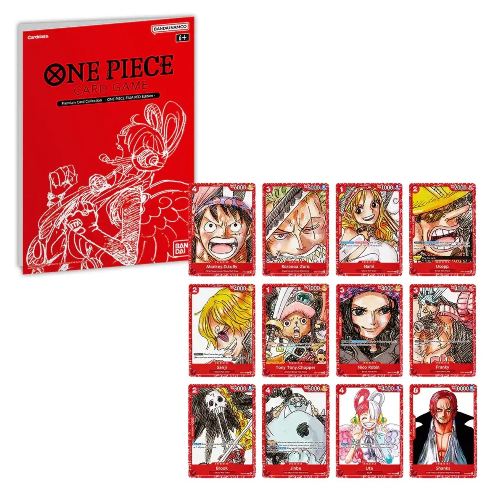One Piece Premium Card Collection - FILM RED