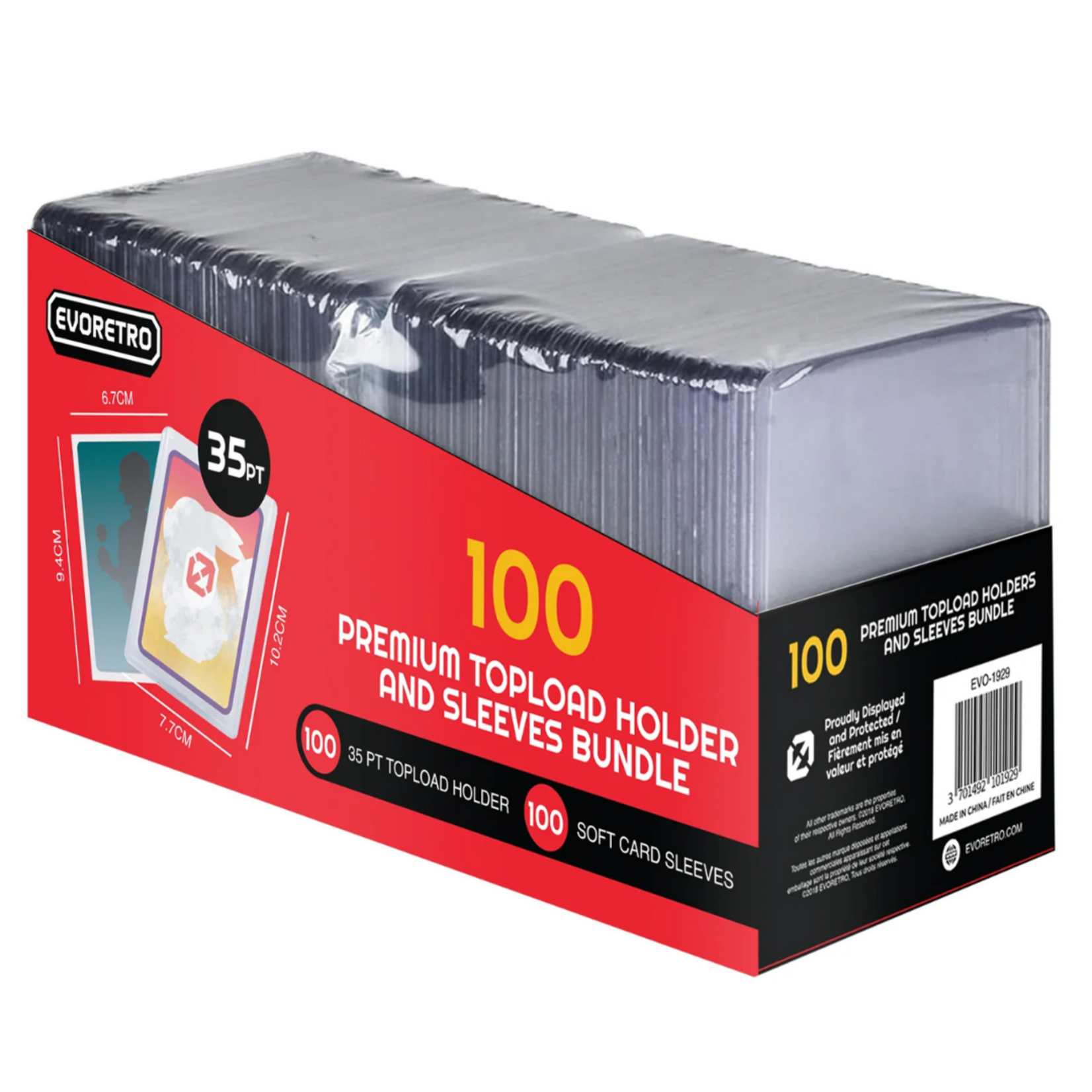 Evoretro Top-Loaders + Soft Sleeves (100)