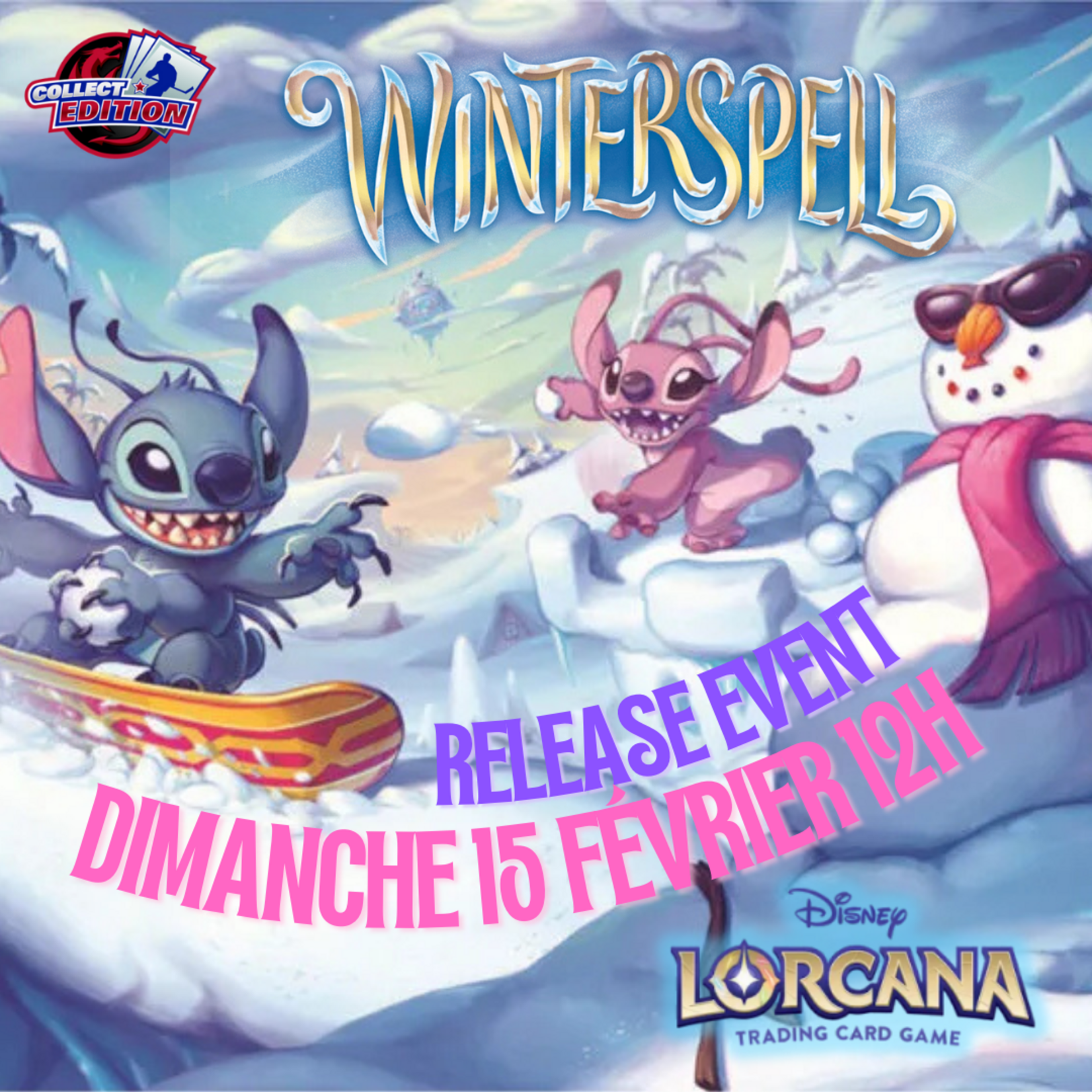 Lorcana Lorcana - Release Event  -  Winterspell- Dimanche 12h - 15 Février