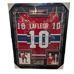 Hockey Cadre Jersey Autographié 35x43 - Guy Lafleur