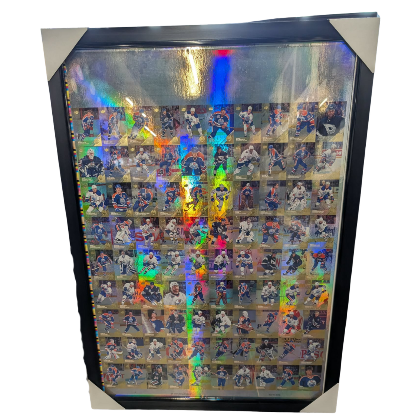 Hockey Cadre 31x43 Uncut Sheet 2013-14 Upper Deck Oilers Collection
